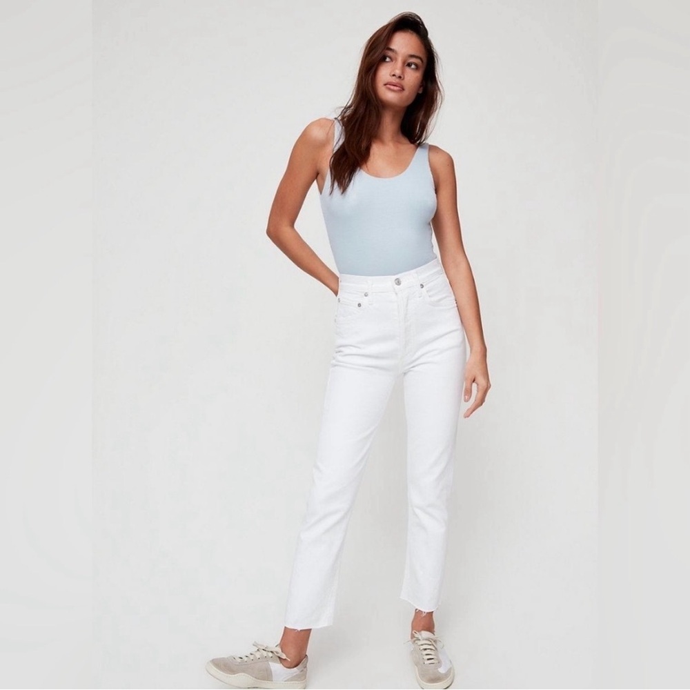 AGOLDE RILEY STRAIGHT JEANS